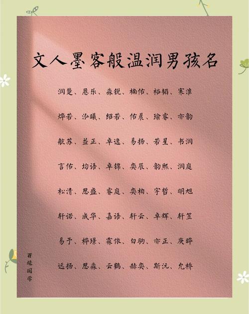 男孩取名用那个谨字_男孩取名字用字_2021男孩取名用字