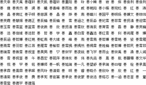  姜姓男孩名字诗词出处 _ 姜姓男孩名字字义分析 _姓姜取名取名男孩