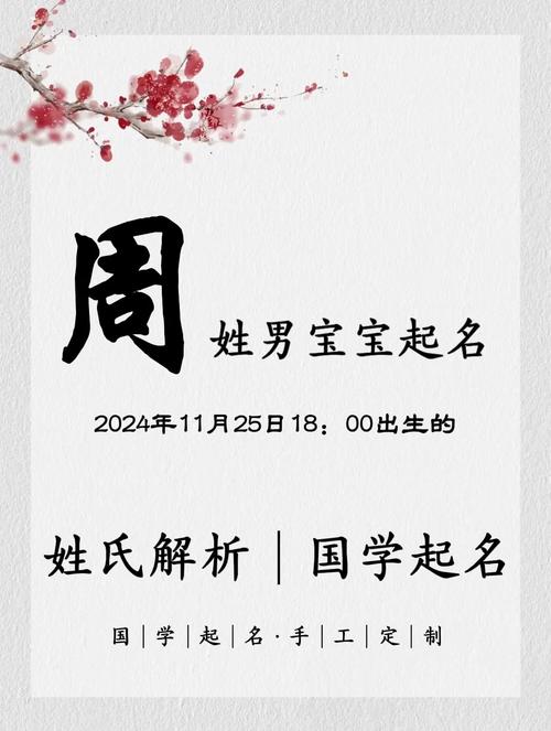 姓周男孩取名好不好寓意_周姓男孩五行属水名字_周姓男孩五行属火名字