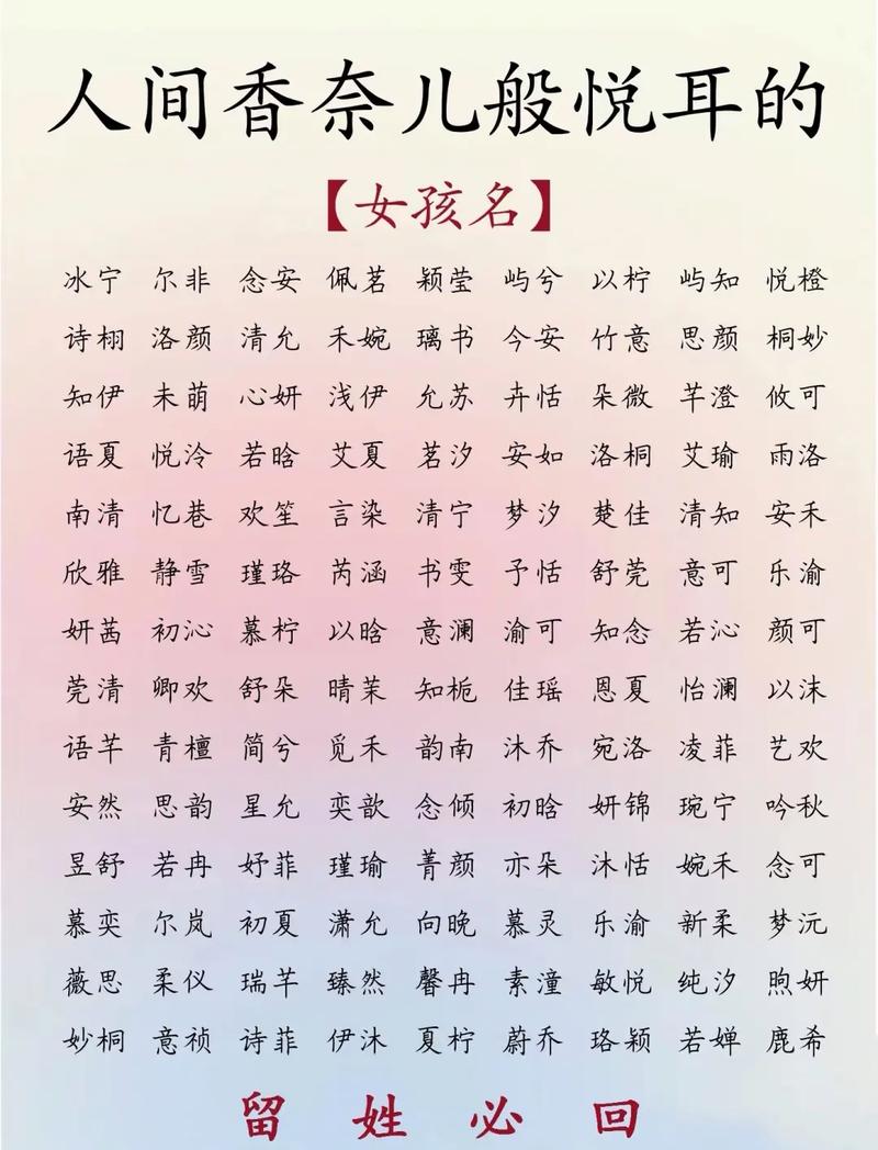 免费给女孩子取名姓氏_女孩名字大全免费2019_结合生辰八字起名