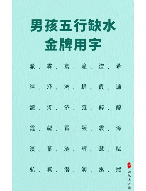 五行缺水男孩子取名带火_五行缺水男孩名字洋气_五行属水男孩名字推荐