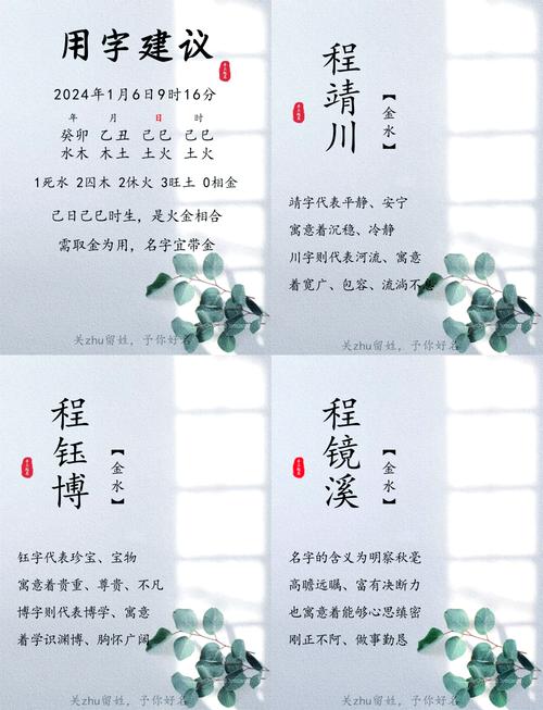 姓程取名字好记的男孩_程姓取名大全_100分男孩名字推荐