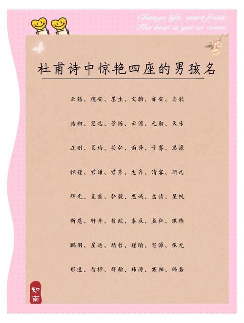 取名诗句男孩名字_古诗词男孩名字_精选好听名字