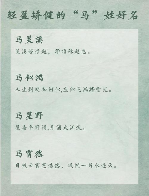 姓氏搭配取名技巧_取名 男孩 马_诗词典故取名法