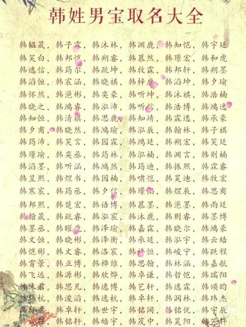韩姓女孩取名带火意_韩姓女宝宝好听好记的名字_2024年属龙韩姓女宝宝名字推荐