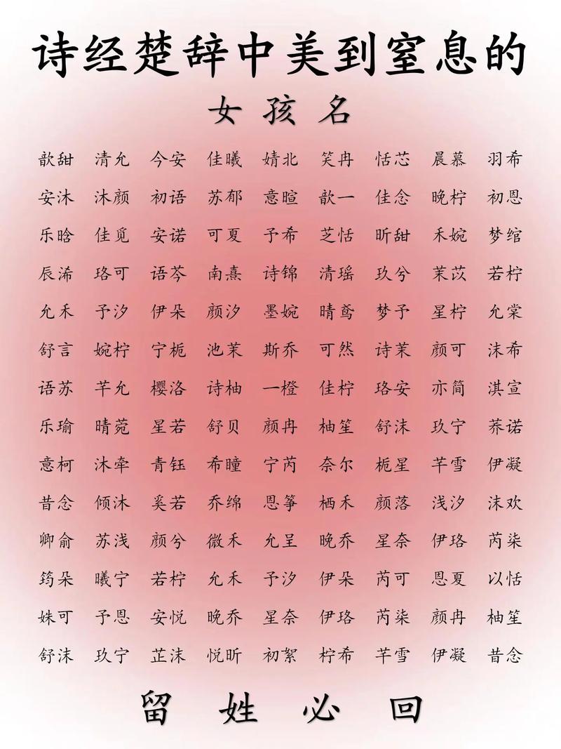 姓龙属鸡女孩取名大全_唯美属龙女孩名字大全_取自诗经