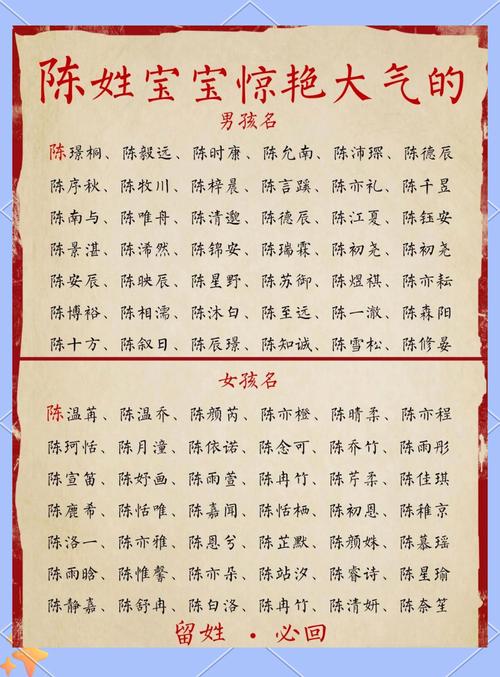 姓陈取名字大全女孩_万峰 水水_2024年男孩姓陈怎么取名字大全万岩 水土