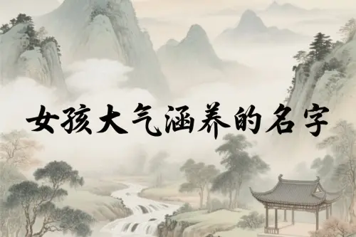女孩大气涵养名字_取名字 字 女孩_起名技巧大气有涵养的名字
