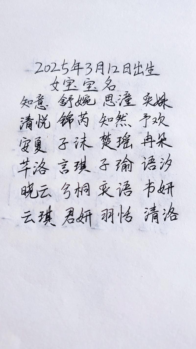 3月份出生女孩名字推荐_元月份出生的女孩子取名_3月份出生女孩起名