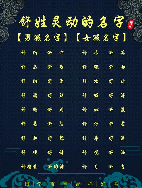 舒字取名女孩名字_舒字取名男孩名字_工作室取名女孩