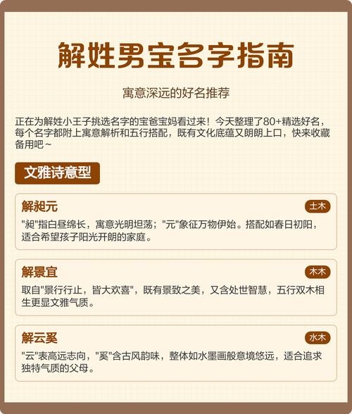 解字取名牛年男孩_解姓男宝宝取名2026年2月23日_解姓男宝宝八字五行取名