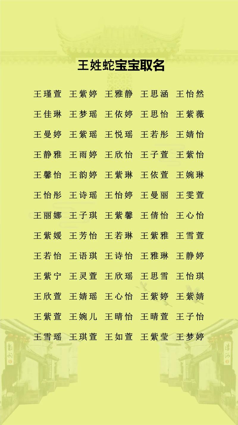 王姓女孩名字推荐_王姓女孩起名大全_女孩子取名字带王字的