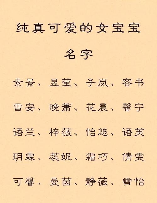 今年出生女孩子怎样取名_优雅诗意女宝宝名字_好听女宝宝名字