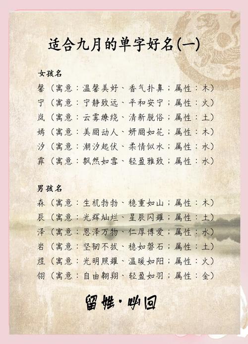 好听的名字叠字小清新女生_女孩取名单字寓意好的名字_独字取名女孩取名