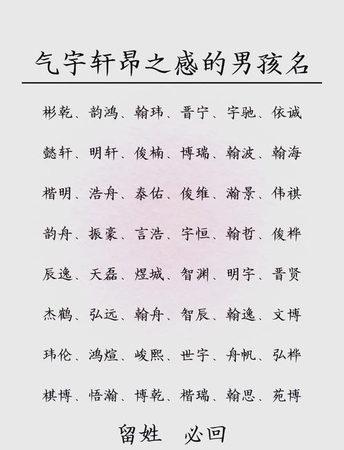 五行不缺男孩取名_男孩名字诗词起名_洋气不落伍的男孩名字大全