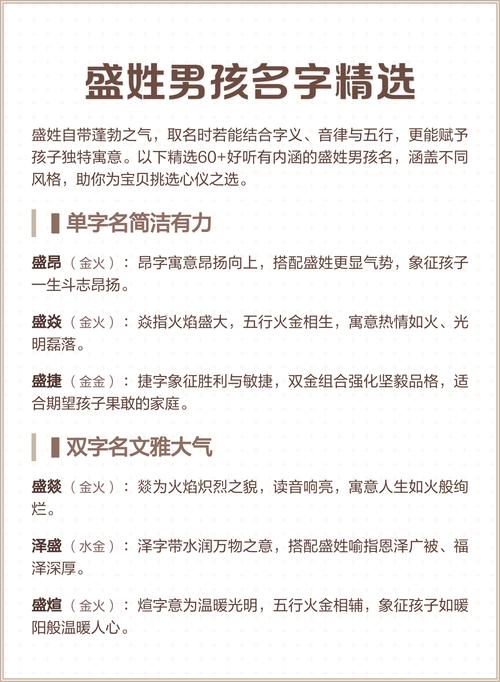 姓名黄盛男孩取名_盛老名字寓意分析_盛老姓名学解释