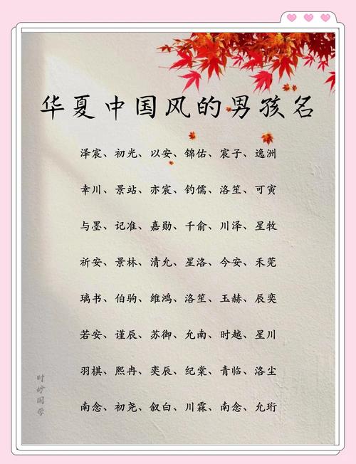 寓意美好的男孩名字推荐_男孩取名出自古诗词_取名男孩叫什么名字好