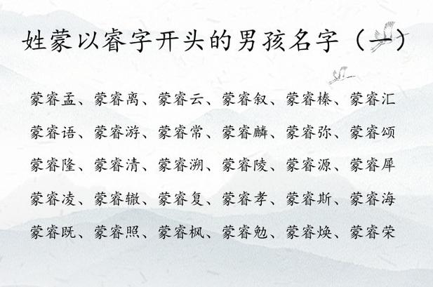 睿字女孩名字大全_雷姓取名男孩五行缺水_睿字男孩名字大全