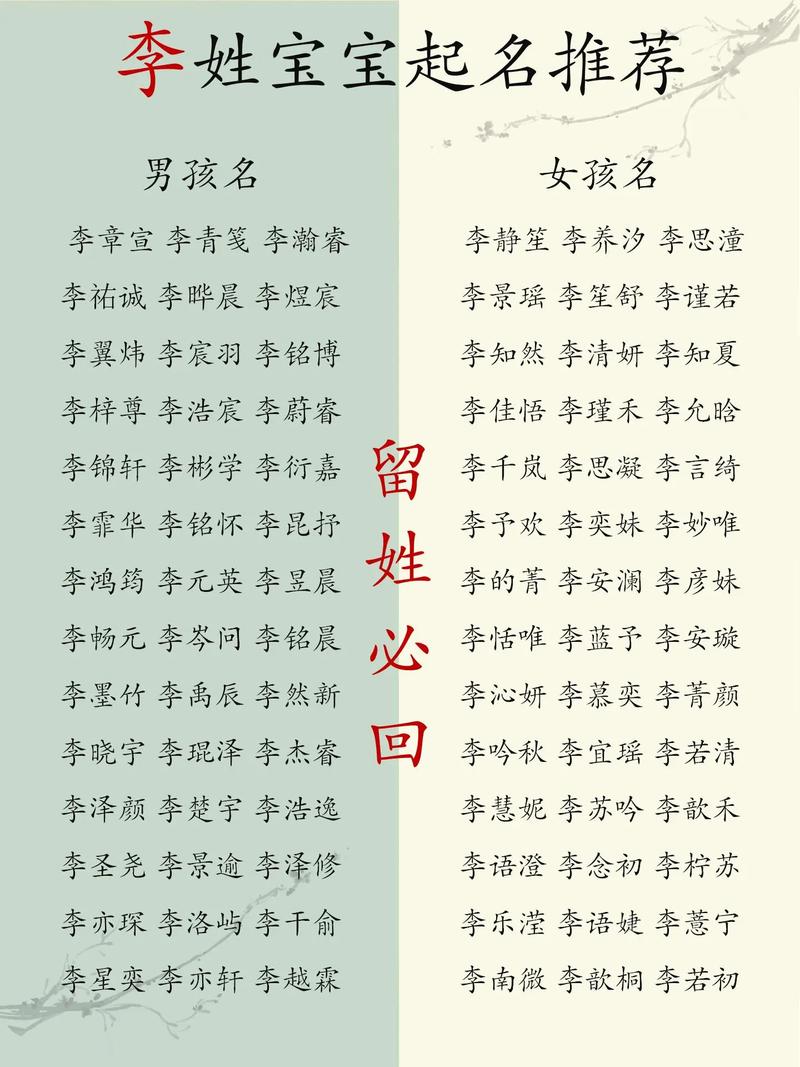 李姓男孩好听有内涵的名字_取名李啥男孩_适合喜用神火土的男孩名字