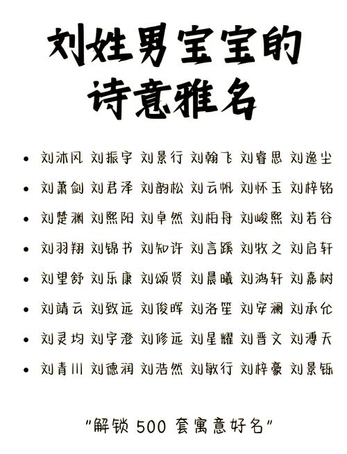 刘姓男孩名字大全_鼠年的男孩刘姓取名字_经典传统型男孩名字