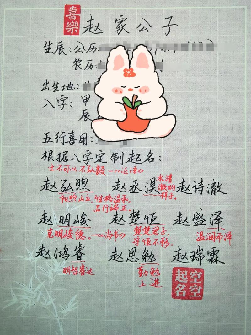 赵氏好听男孩名字大全_赵姓男宝宝名字推荐_男孩取名赵国