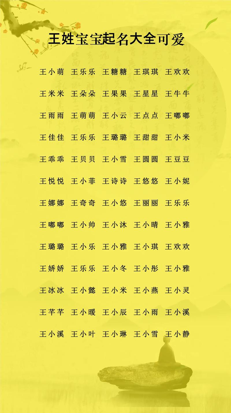 姓王五行缺水的女孩名字_起名寓意分析_姓王的女孩子取名