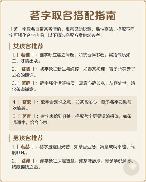 女孩名字用茗字寓意 清香优雅女孩名字 茗字女孩名字好听推荐_玡字取名寓意女孩