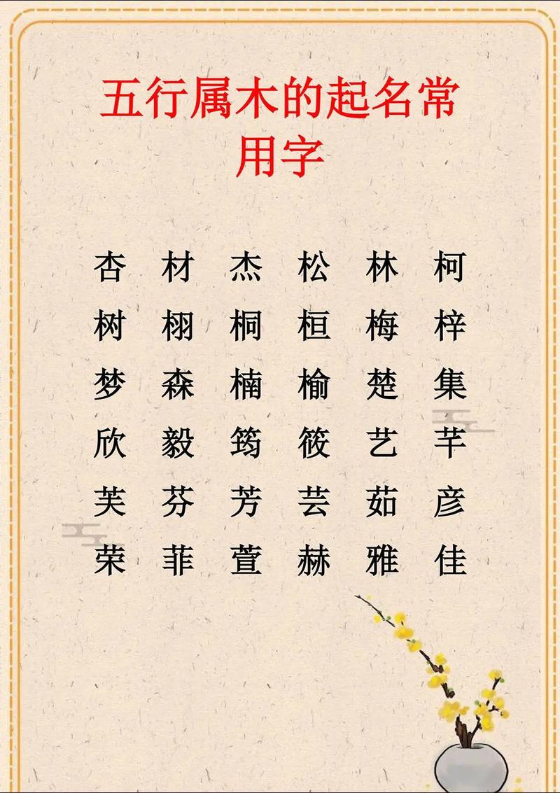 教取名字女孩_教字男孩女孩名字大全_教字五行属木名字推荐