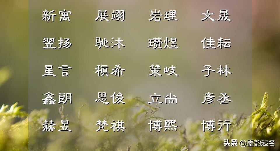 书香雅韵男孩名_男孩取名亨_文艺气息男孩名字